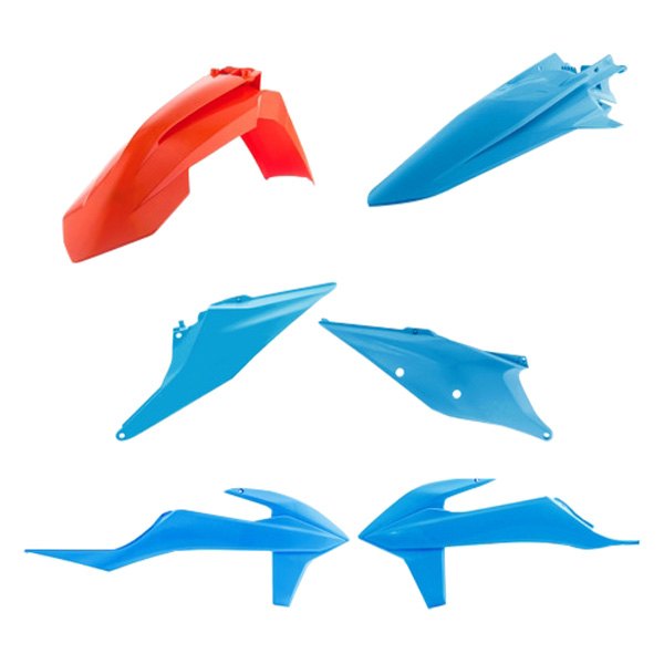 Acerbis® - Standard™ Orange/Blue 19 Plastic Kit