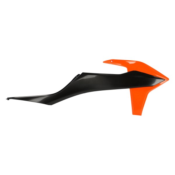 Acerbis® - Orange/Black Plastic Radiator Shrouds