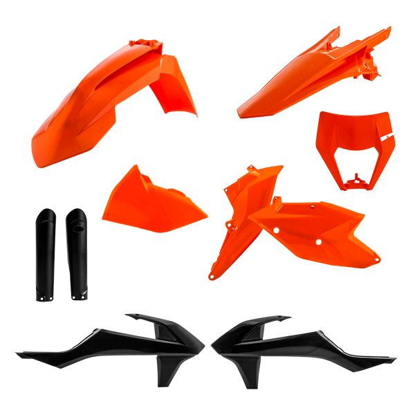 Acerbis® - Full Orange/Black 16 Plastic Kit