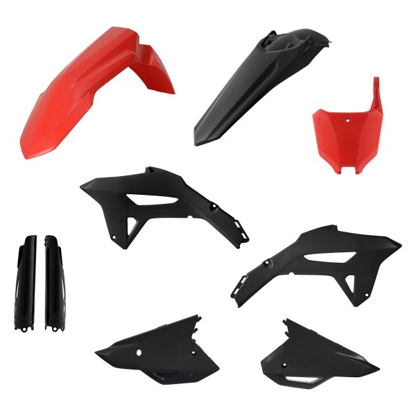 Acerbis® - Full Red/Black Plastic Kit