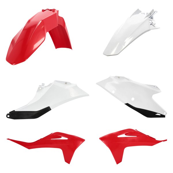 Acerbis® - Standard™ Red/White Plastic Kit