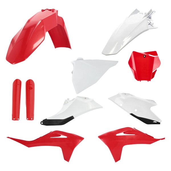 Acerbis® - Full Red/White Plastic Kit