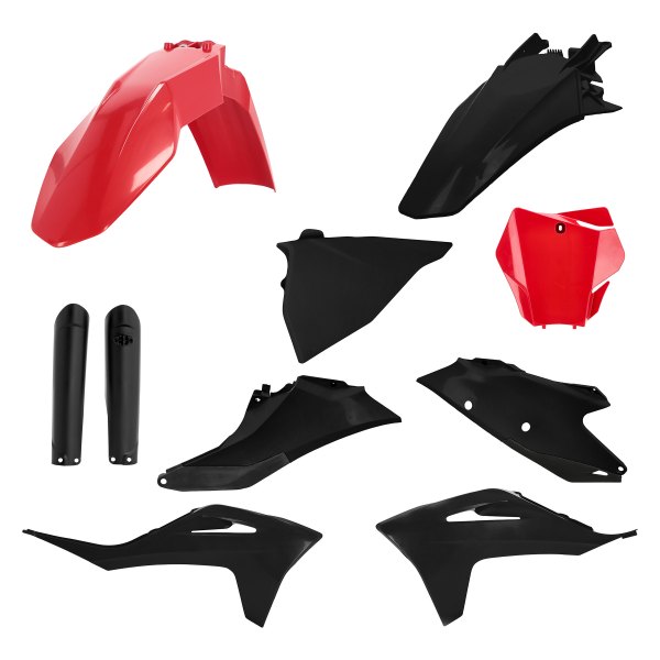 Acerbis® - Full Red/Black Plastic Kit