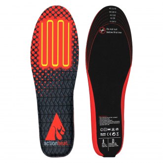 actionheat rechargeable battery heated insoles