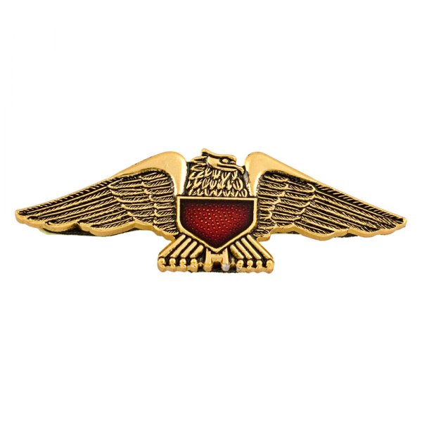 Add On Accessories® - Classic "Eagle" Design Gold Emblem with Red Shield