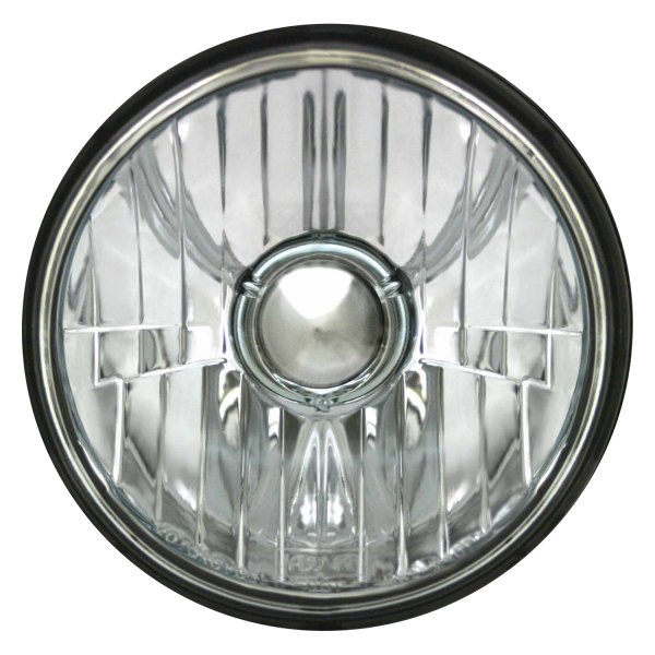 Adjure® - 5 3/4" Round Diamond Cut "Ice" Chrome Crystal Headlight