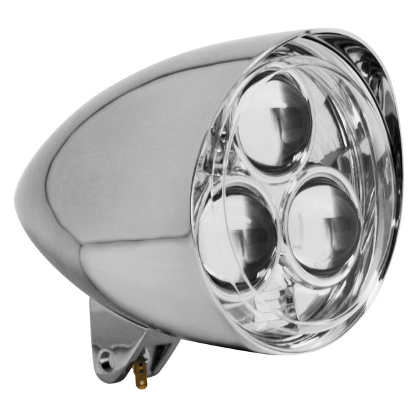 Adjure® - 5 3/4" Round Chrome Projector LED Headlight