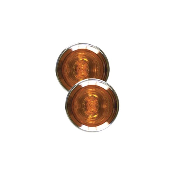 Adjure® - Beacon 1 Series Smooth Bullet Lights with Amber Lenses