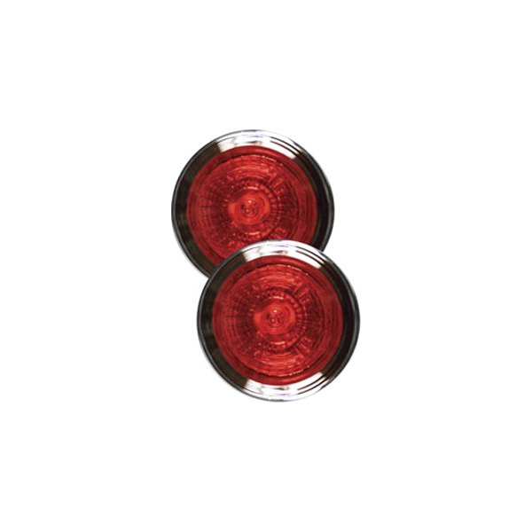 Adjure® - Beacon 2 Series Smooth Bullet Lights with Red Lenses