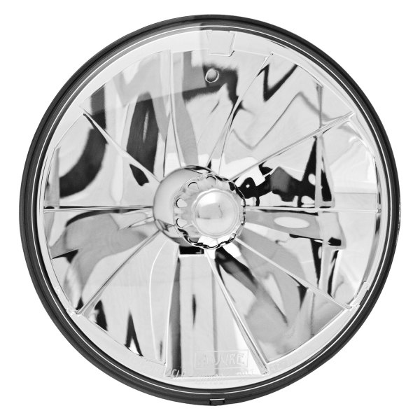 Adjure® - 7" Round Pie Cut "Ice" Chrome Crystal Headlight