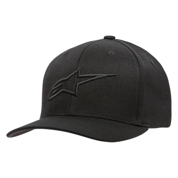 Alpinestars® - Ageless Curve Men's Hat (Large/X-Large, Black/Black)