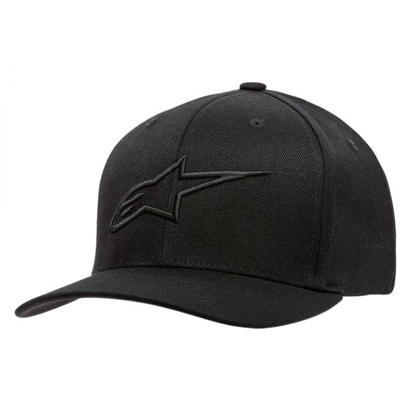 Alpinestars® - Ageless Curve Men's Hat (Small/Medium, Black/Black)