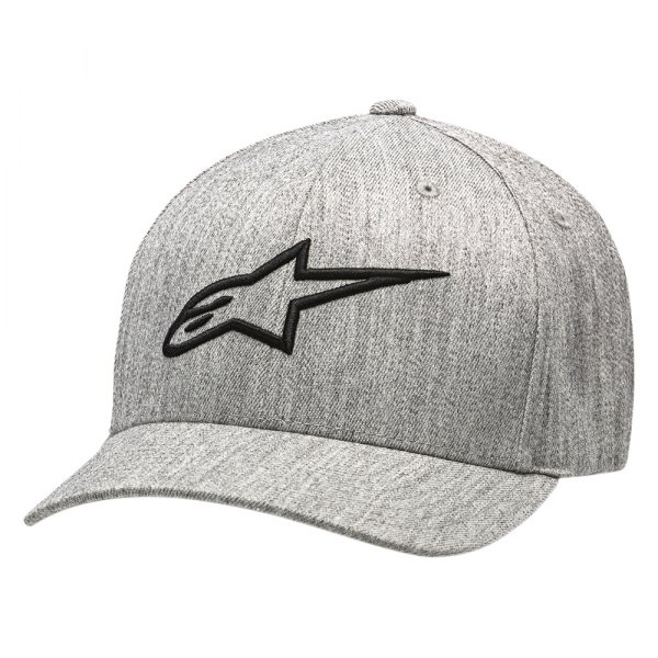 Alpinestars® - Ageless Curve Men's Hat (Small/Medium, Gray Heather/Black)
