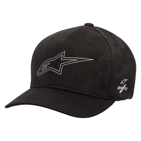 Alpinestars® - Ageless Jack Tech Curve Bill Hat (Small/Medium, Black)