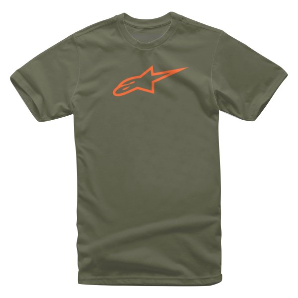 Alpinestars® - Ageless Classic Large Military/Orange T-Shirt