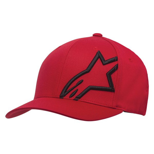 Alpinestars® - Corporate Shift 2 Curved Brim Men's Hat (Large/X-Large, Red/Black)
