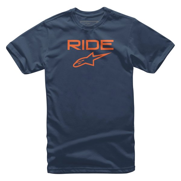 Alpinestars® - Ride 2.0 Tee (X-Large, Navy/Orange)
