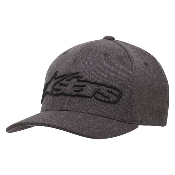 Alpinestars® - Blaze Flexfit Men's Hat (Small/Medium, Dark Gray/Black)