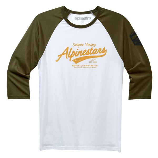 Alpinestars® - Script Premium XX-Large Military/White T-Shirt