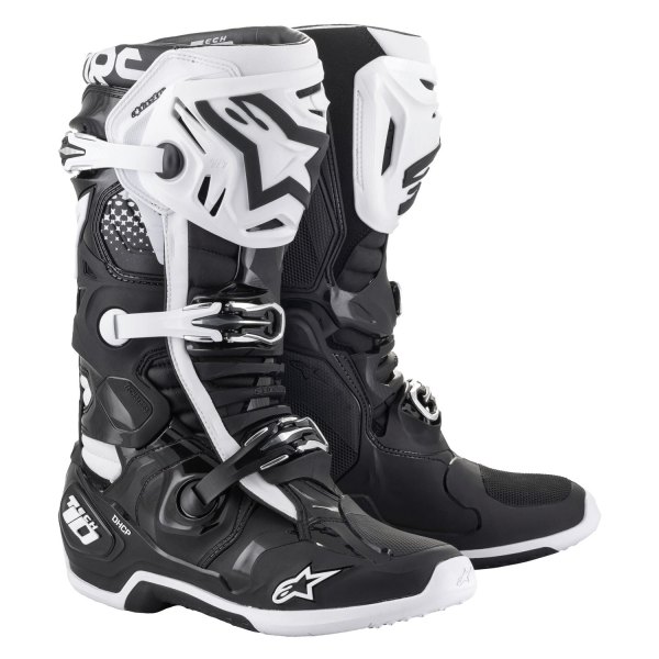 Alpinestars® - Tech 10 Men's Boots (US 13, Black/White)
