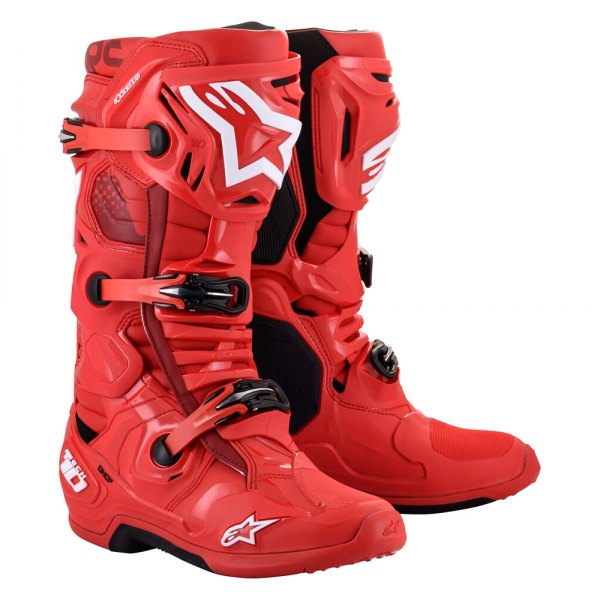 Alpinestars® - Tech 10 Men's Boots (13, Red)