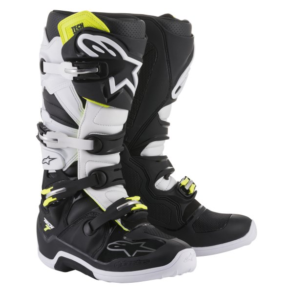 Alpinestars® - Tech 7 Men's Boots (US 15, Black/White)