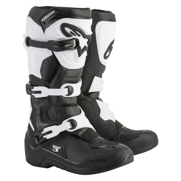 Alpinestars® - Tech 3 Men's Boots (US 14, Black/White)