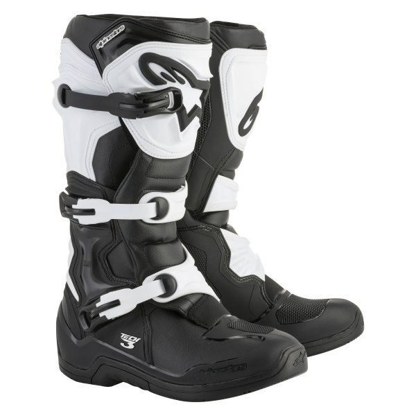 Alpinestars® - Tech 3 Men's Boots (US 15, Black/White)