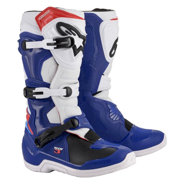 Alpinestars® - Tech 3 Men's Boots (US 10, Blue/White/Red)