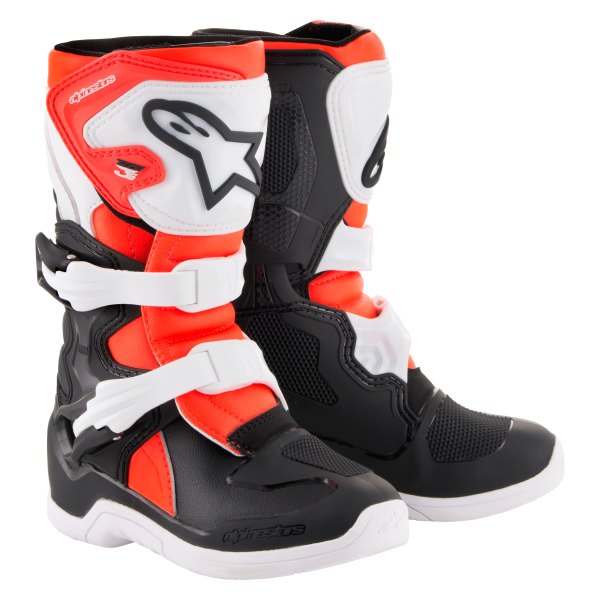 Alpinestars® - Tech 3S Youth Boots (US 02, Black/White/Red)