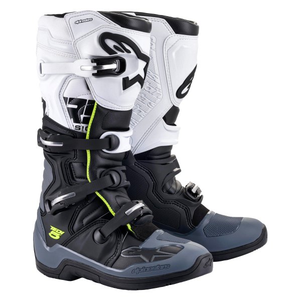Alpinestars® - Tech 5 Men's Boots (US 10, Black/Dark Gray/White)