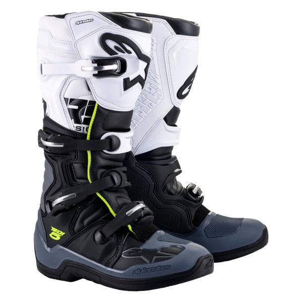 Alpinestars® - Tech 5 Men's Boots (US 05, Black/Dark Gray/White)