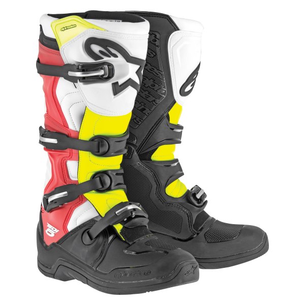 Alpinestars® - Tech 5 Men's Boots (US 12, Black/White/Red)