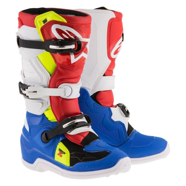 Alpinestars® - Tech 7S Youth Boots (US 02, Blue/White/Red)