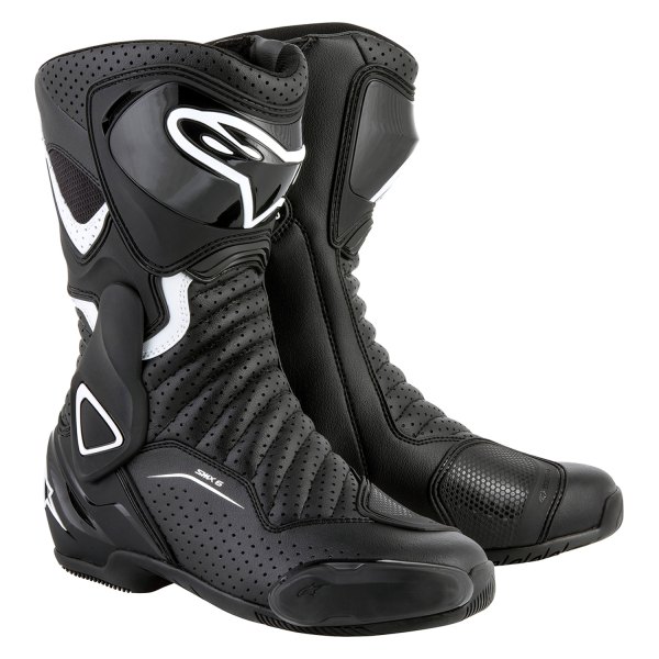 Alpinestars® - ST SMX-6 V2 Vented Boots (37, Black/White)