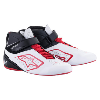 Alpinestars® - 2022 Tech-1 K V2 White/Black/Red 12 Shoes