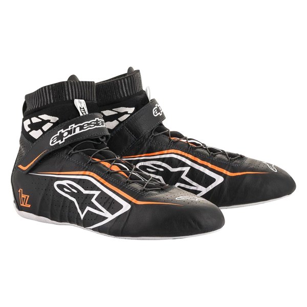 Alpinestars® - Tech-1 Z V2 Black/White/Orange 10.5 Shoes
