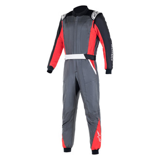 Alpinestars® - Atom FIA Anthracite/Red/Black 46 Racing Suit