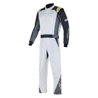 Alpinestars® - Atom SFI Silver/Anthracite/Fluo Yellow 46 Bootcut Suit