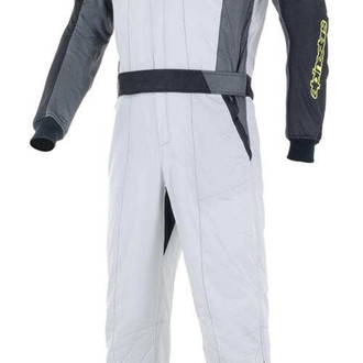 Alpinestars® - Atom SFI Silver/Anthracite/Fluo Yellow 54 Bootcut Suit