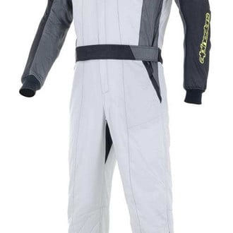 Alpinestars® - Atom SFI Silver/Anthracite/Fluo Yellow 62 Bootcut Suit