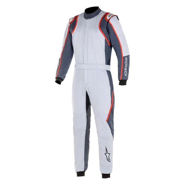 Alpinestars® - GP Race V2 Silver/Asphalt/Red 44 Suit