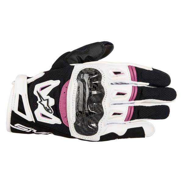 Alpinestars® - ST SMX-2 Air V2 Gloves (Large, Black/White/Fluo)
