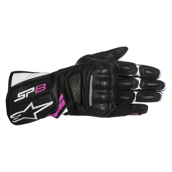 Alpinestars® - Stella SP-8 V2 Gloves (X-Large, Black/White/Fluo)