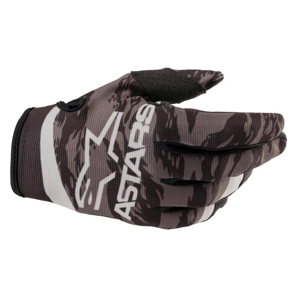 Alpinestars® - Radar V2 Youth Gloves (Large, Black/Gray)
