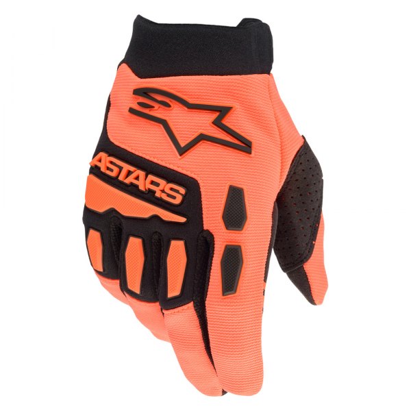 Alpinestars® - Full Bore Youth Gloves (Large, Orange/Black)