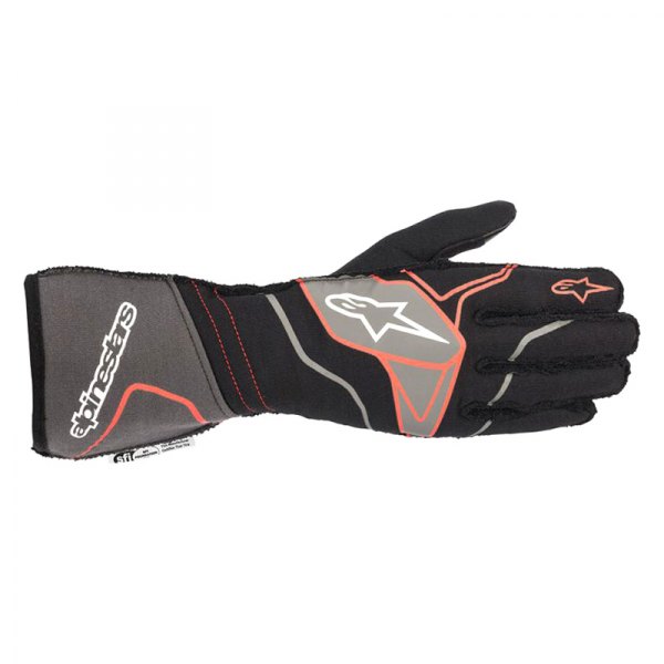 Alpinestars® - Tech-1 ZX V2 Black/Anthracite/Red Medium Gloves