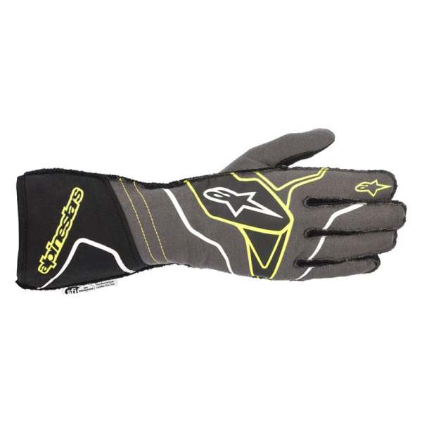 Alpinestars® - Tech-1 ZX V2 Anthracite/Yellow Fluorescent/Black Medium Gloves