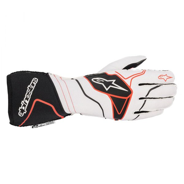 Alpinestars® - Tech-1 ZX V2 White/Black/Red X-Large Gloves