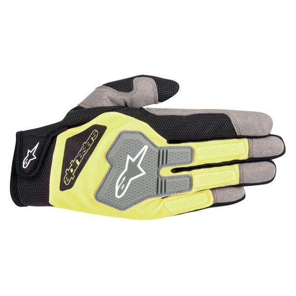 Alpinestars® - Engine Gloves (2X-Large, Black/Yellow)